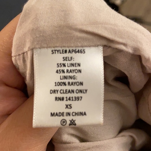 ASTR Striped Linen-Blend Crop Wide Pants - Picture 7 of 7